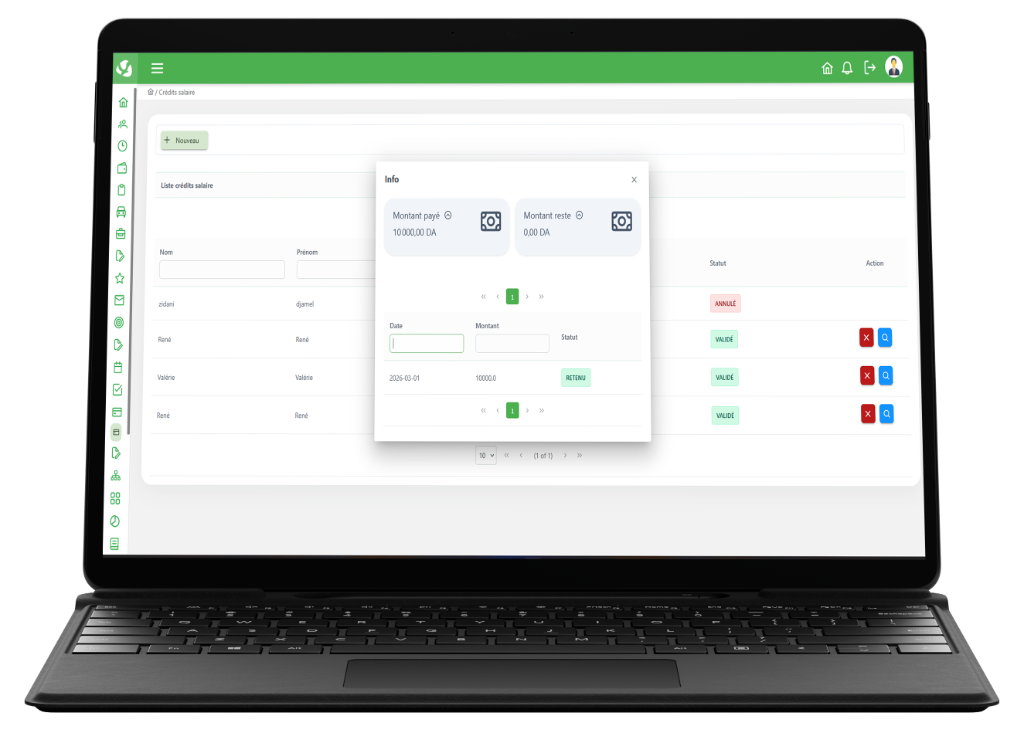 Gestion des Acomptes et Avances sur Salaire PivotRH