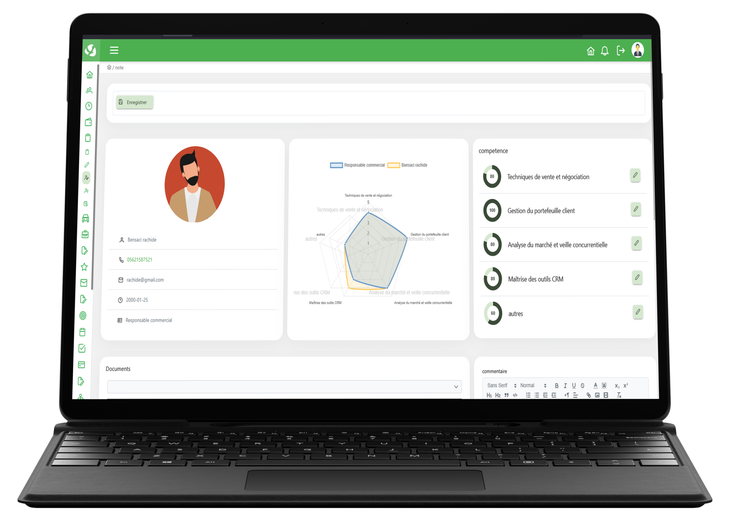 Radar des Compétences et Scoring Talents PivotRH